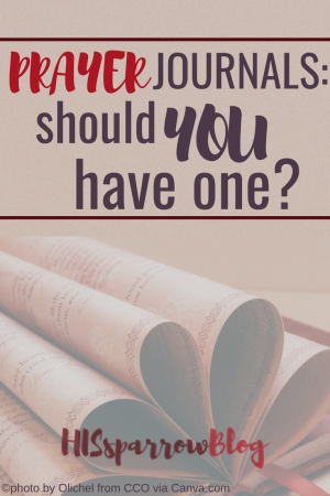 Prayer Journals: Should You Have One? | HISsparrowBlog | #christian living